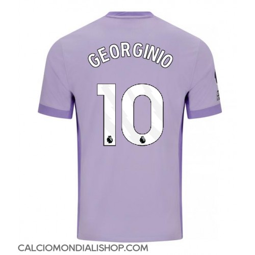 Maglie da calcio Brighton Georginio Rutter #10 Seconda Maglia 2025-26 Manica Corta